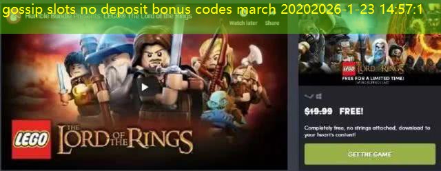 gossip slots no deposit bonus codes march 2020 gossip slots no deposit bonus codes march 2020